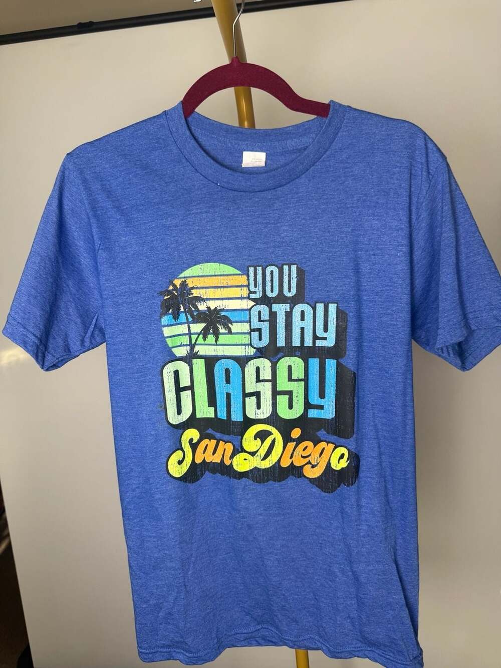 Tourism/Anchorman You Stay Classy San Diego T-Shirt Size S Blue